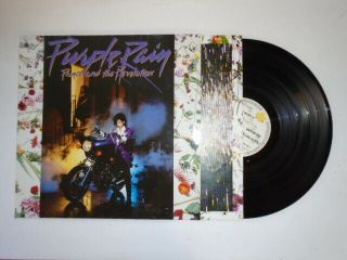 Prince & The Revolution 12 " Vinyl Purple Rain 1984 Warner Bros.  Vg,  /ex