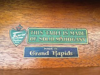 Antique Mahogany Martha Washington Sewing Cabinet Table IMPERIAL GRAND RAPIDS MI 3