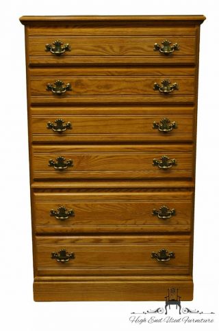 Carolina Furniture Oak Country French 32 " Chest Of Drawers