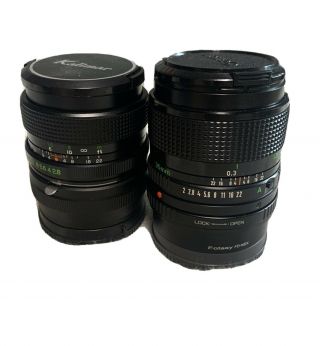 Vintage Lenses For Sony E Mount.  Canon 35mm F2 Fd Lens And A Kalimar 28mm F2.  8