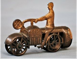 Vintage Die Cast Motorcycle Whistle - - Pre War Japan