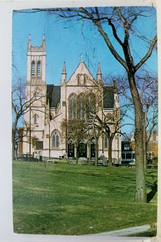 Rhode Island Ri Providence St Patrick Roman Catholic Church Postcard Old Vintage