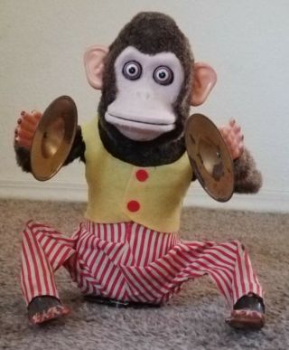 Vintage Ck Japan Clapping Monkey Cymbal Monkey Musical Jolly Chimp