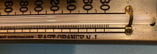Vintage Circa 1930 Tycos Copper Candy Thermometer WH Ragsdale East Orange NJ 3