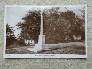Vintage 1950s Beoley War Memorial Real Photo Postcard