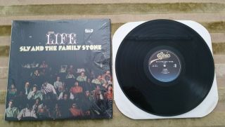 Sly And The Family Stone Life Funk Soul Breaks Lp Epic In Shrink Nm/nm
