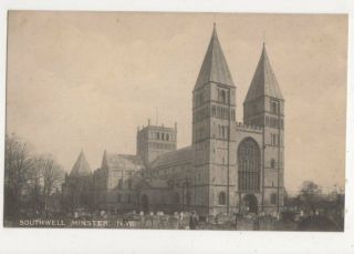 Southwell Minster Nw Vintage Postcard 460a