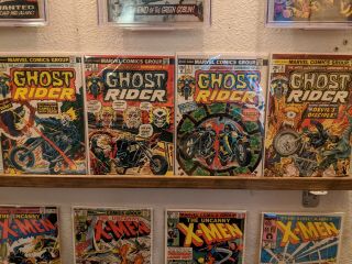 Ghost Rider 5 - 8 All In Shape (oct 1974,  Marvel)