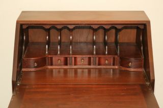 Antique Secretary Mahogany Desk by Maddox Table Company 4