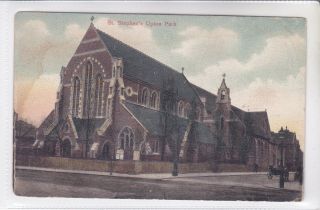 Rare Vintage Postcard St Stephens Church,  Upton Park,  East London