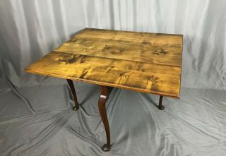 Antique 18th Century Colonial Maple Drop Leaf Table - Available
