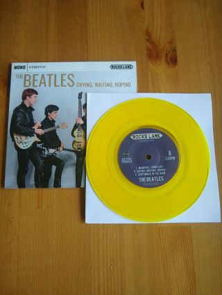 The Beatles - Crying,  Waiting,  Hoping 7 " Ep On Yellow Vinyl.