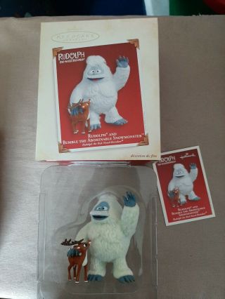 Hallmark 2005 Rudolph And Bumble The Abominable Snowmonster Vgc