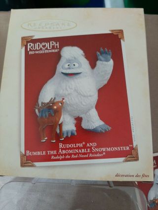 Hallmark 2005 Rudolph and Bumble the Abominable Snowmonster VGC 3