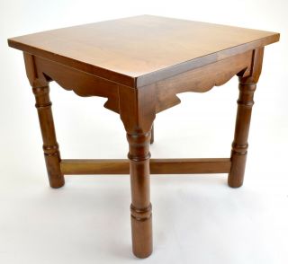 Vintage Stickley Solid Cherry End Table Old Mission 1981