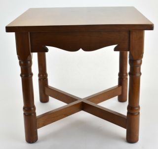 Vintage Stickley Solid Cherry End Table Old Mission 1981 2
