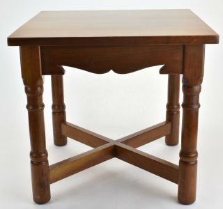 Vintage Stickley Solid Cherry End Table Old Mission 1981 3