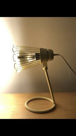 Charlotte Perriand Vintage Philips Ultraphil Lamp With Box.