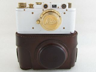 Leica Ii (d) Luftwaff - E Ww 2 Vintage Russian Rf 35mm White Camera