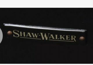 Very Cool Mid Century Modern Shaw Walker Aluminum Arm Chairs Black Silver EUC 2