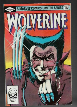 Wolverine 1 1982 Marvel 1st Wolverine Appearance In Own Title X - Men