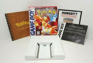 Vintage 1998 Nintendo Game Boy Pokemon Red Version Box And Manuals Only