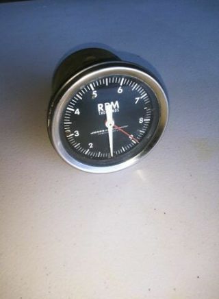 Vintage Jones Motorola 9k Mechanical Tachometer Tattletale W/ Keylock Reset Nr