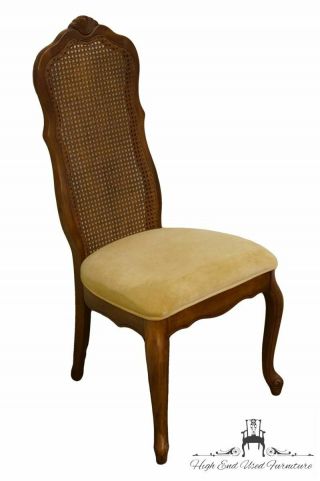 BERNHARDT FURNITURE Country French Regency Cane Back Dining Side Chair 2