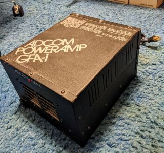 Adcom Gfa - 1,  2 Channel Vintage Power Amplifier 200 Watts Rms