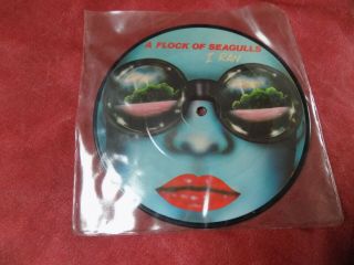 A Flock Of Seagulls I Ran Rare 7 " Pic Disc Wave Synth