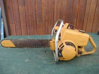 Vintage Pioneer Iel Chainsaw Chain Saw With 19 " Bar
