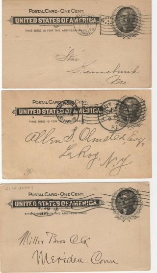Vintage Postcards - Us Postal Stationary: S17 (3)