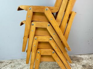 1950’s mid century Dining Chairs by Casala / 10 available 2