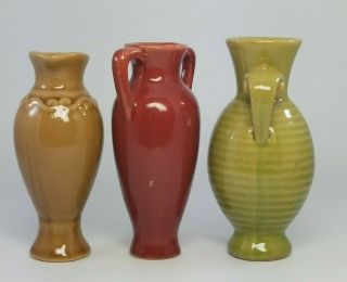 Set Of 3 Ceramic Mini Vases 2
