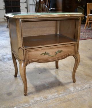 Vintage French Provincial Style Nightstand,  End Side Table By Thomasville