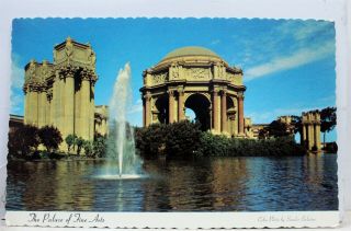 California Ca San Francisco Palace Of Fine Arts Expo Postcard Old Vintage Card
