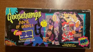 Vintage Goosebumps House Of Ghouls Tent R.  L.  Stine 90s Goose Bumps