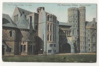 University College Aberystwyth Vintage Postcard Cardiganshire 908b