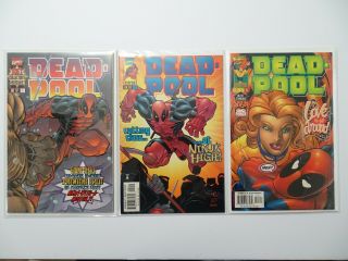Deadpool 1,  2,  3 (marvel,  Jan 1997) 1st Series