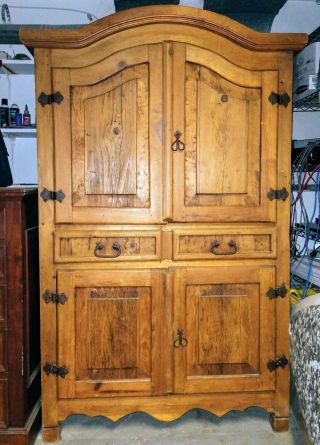 French Country Pine Armoire - Local - Must Sell Make Offer
