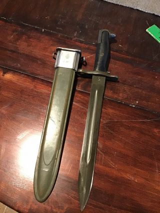 Afh Us M1 Garand Bayonet Vintage Knife