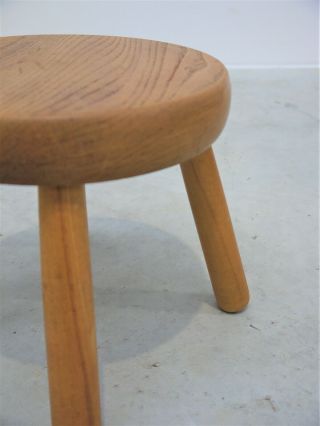1960 VINTAGE FRENCH MILKING STOOL CHARLOTTE PERRIAND LES ARC MIDCENTURY 2