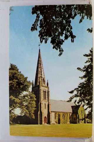Massachusetts Ma Cape Cod Falmouth Saint Barnabas Memorial Church Postcard Old
