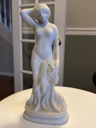 Vintage Bisque Porcelain Nude Figurine Made In Japan