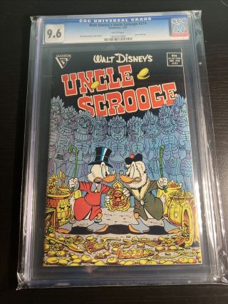 Walt Disney Uncle Scrooge 219 Cgc 9.  6 White Pages Don Rosa,  S4 - 4
