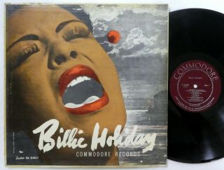 Billie Holiday Twelve Of Her Greatest Interpretations Lp Commodore 30.  008 7076