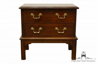 Lane Furniture Solid Cherry Traditional Style 21 " Chairside Chest / Accent En.