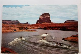 Arizona Az Page Glen Canyon Recreation Lake Powell Tours Postcard Old Vintage Pc