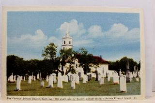 Canada Prince Edward Island Belfast Church Postcard Old Vintage Card View Post