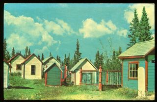 Vintage Postcard View Of Native Graveyard - Chanpagne Yukon Mile 974 Alaska Hwy